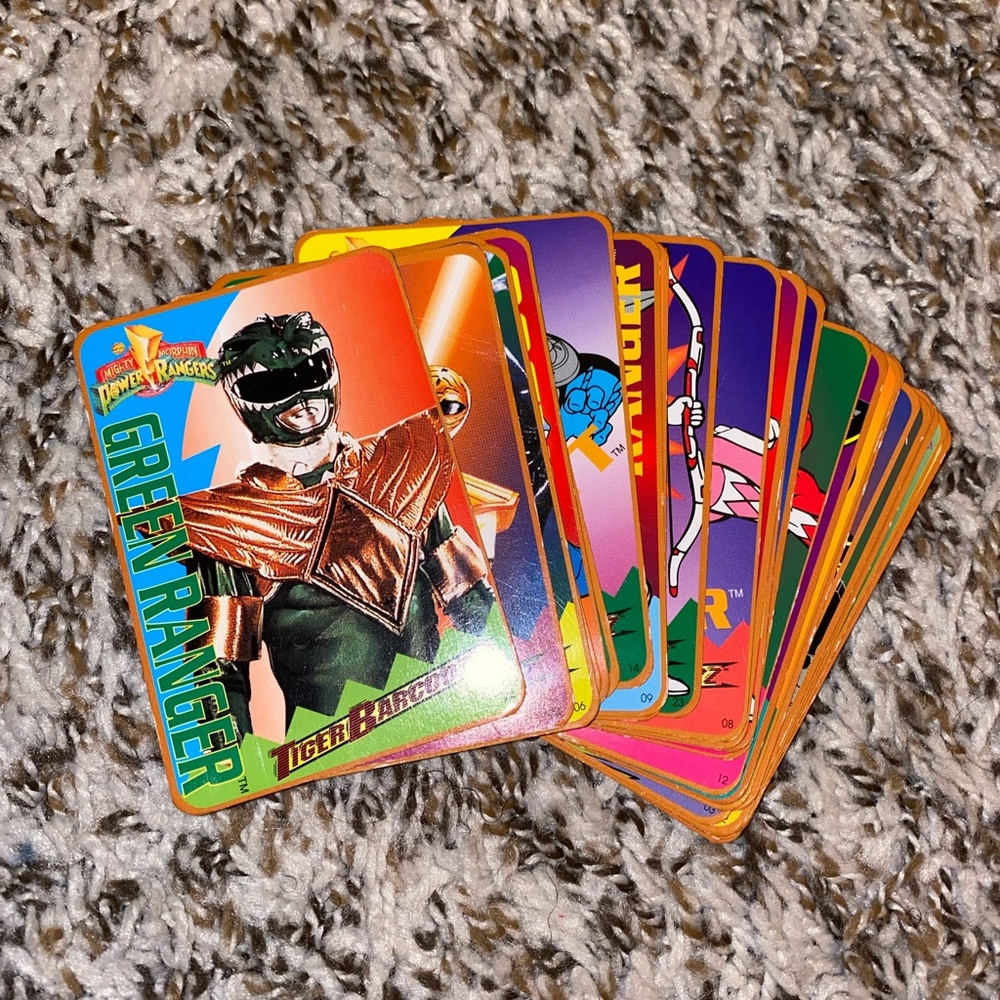 Power Rangers ZORDS cards (24pk)